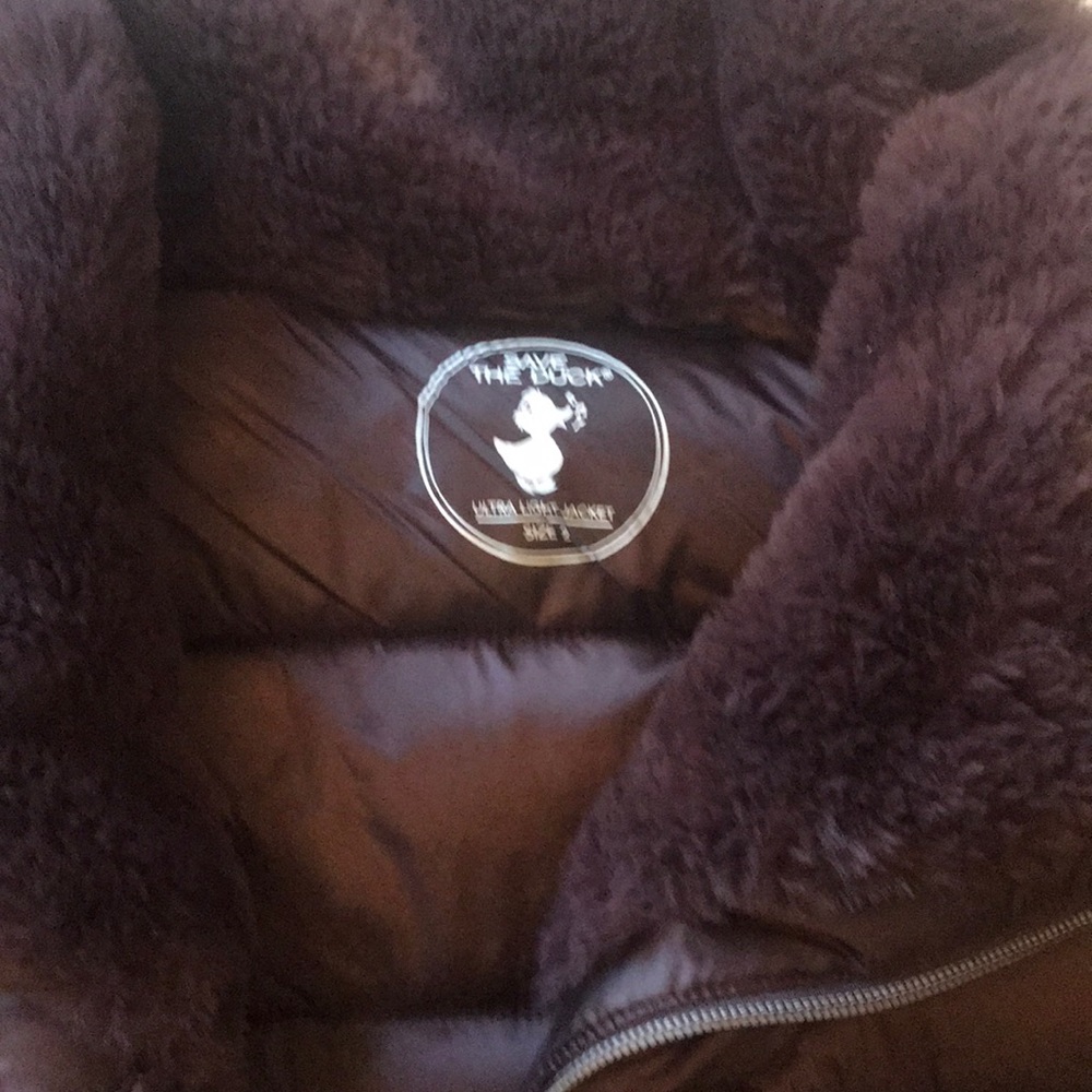 Women’s Dark plum save the duck coat